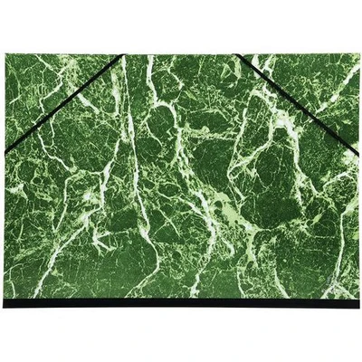 Image de Cartonà dessin papier marbré verni avec élastique