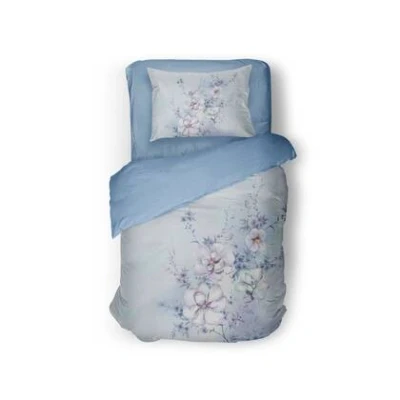 Afbeelding van Eleganzzz Dekbedovertrek Spring Dreams Blue 140x200/220cm Micropercal Eenpersoons Dekbedovertrekken