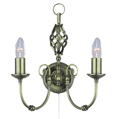 Afbeelding van Messing wandlamp ZANZIBAR