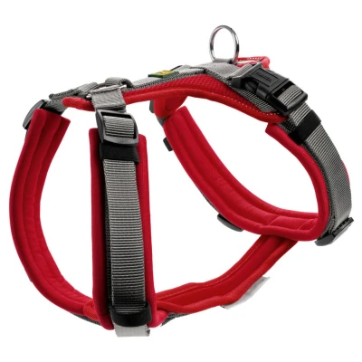 Afbeelding van Hunter Harnas Maldon Rood&amp;Grijs Hondentuig 37 53 cm