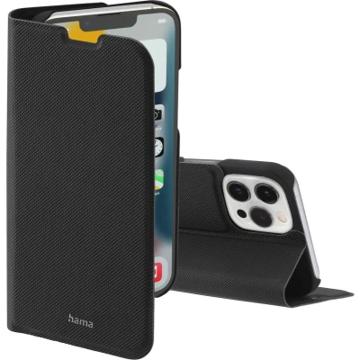 Afbeelding van Hama Booklet Slim Pro Voor Apple Iphone 13 Zwart