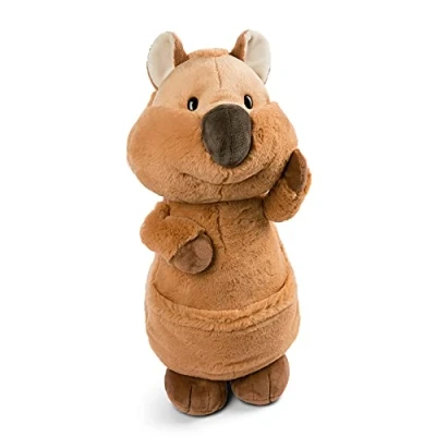 Afbeelding van NICI Quokka Mola 70 cm duurzaam speelgoed voor jongens, meisjes en baby&#039;s milieuvriendelijke pluche dieren om te spelen knuffelen uit de collectie Wild Friends GO Green, eenvoudig, 47217,