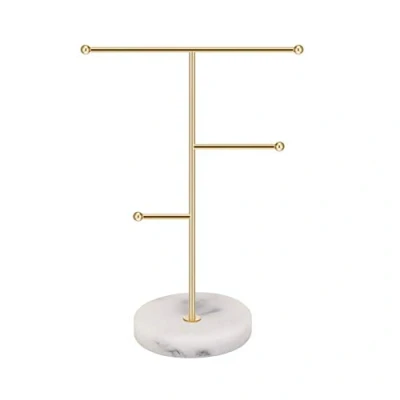 Afbeelding van Gukasxi Sieradenorganizer, metalen sieradenstandaard, sieradenhouder voor halskettingen, oorbellen, ringen, armbanden