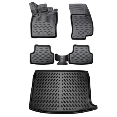 Afbeelding van ELMASLINE 3D rubberen matten en kofferbakmat voor Mercedes GLC (X253) 2015 2022