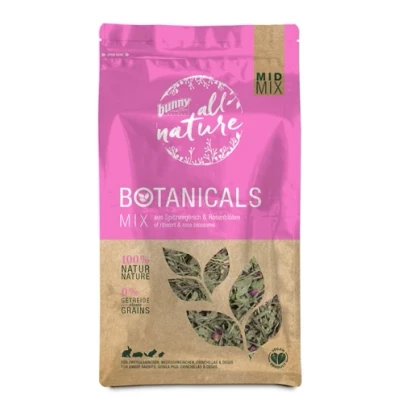 Afbeelding van Bunny Nature Botanicals Midi Mix Smalle Weegbree / Rozenbloesem 120 GR