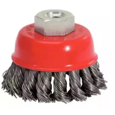 Afbeelding van KS Tools, Schuurmiddelen, Staaldraadbekerborstel 0,5 mm, Ø 80 mm