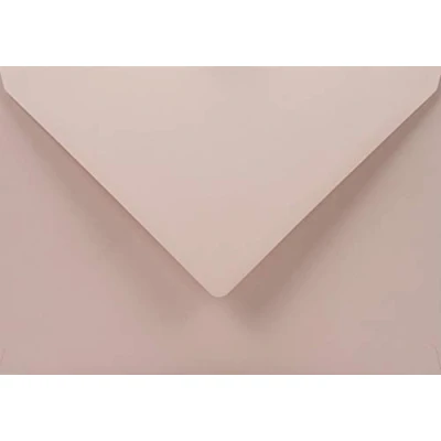 Afbeelding van Netuno 100 lichtroze enveloppen, C5, 162 x 229 mm, 115 g, Sirio Color Nude, spitse flap, kleurrijk, decoratief, voor bruiloft, verjaardag, doop, Kerstmis, uitnodigingen, wenskaarten