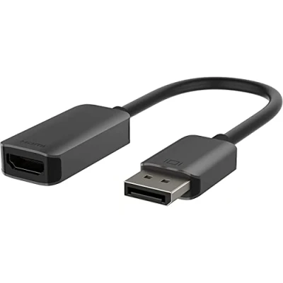 Afbeelding van Adapter DisplayPort naar HDMI Belkin AVC011BTSGY BL Zwart 22 cm