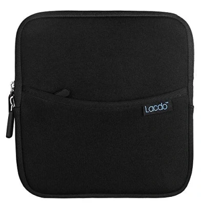 Afbeelding van Lacdo Praktische draagbare beschermhoes voor externe CD en DVD USB speler, ASUS ZenDrive/HP/Apple SuperDrive Md564zm / Samsung Blu Ray brander, branderspeler, zwart