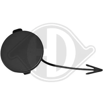 Afbeelding van DIEDERICHS 2215063 Klep, afsleephaak Voor VOLKSWAGEN: Golf 6, 6 Cabrio