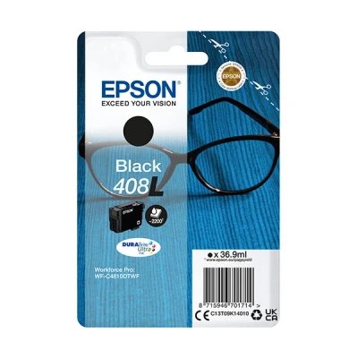 Image de Epson 408L 36.9 ml Capacité très élevée noir original blister cartouche d&#039;encre pour WorkForce Pro WF C4810DTWF