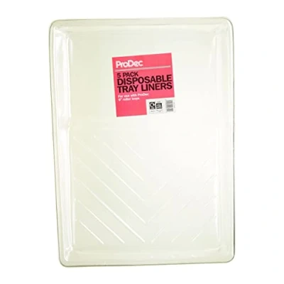 Afbeelding van ProDec 5 stuks wegwerpvoeringen van 22,9 cm voor snel en zonder rommel kleur te veranderen, compatibel met verfrollertrays