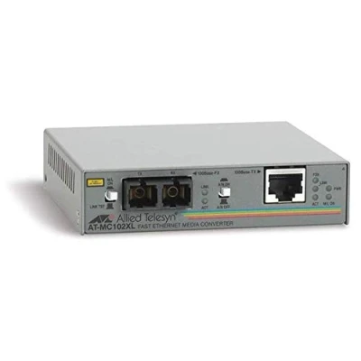 Afbeelding van Allied Telesis bij MC102XL glasvezel mediaconter 100 Mb LAN 100Base FX, TX SC Multi Mode/RJ 45 tot 2 km 1310 nm