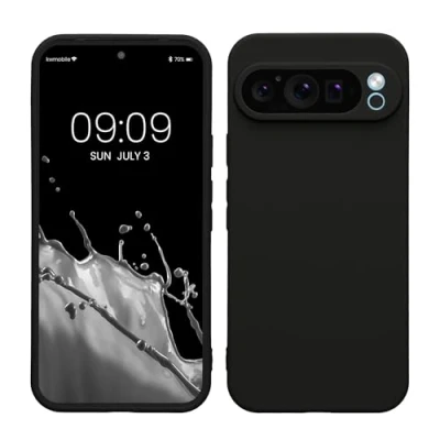 Afbeelding van kwmobile telefoonhoesje geschikt voor Google Pixel 9 Pro XL Hoesje smartphone Precisie camera uitsnede In mat zwart