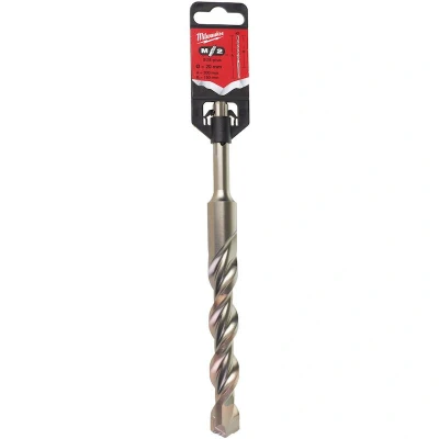 Afbeelding van Milwaukee SDS Plus hamerboren 2 kanten snijdend M2 20 x 200 1 st 4932344305