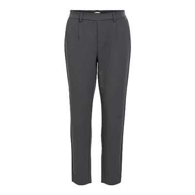 Image de Object Objlisa Pantalon slim Noos en tissu pour femme, Gris foncé, 40