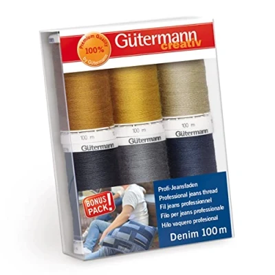Afbeelding van Gütermann Naaigarenset Denim 6 spoelen