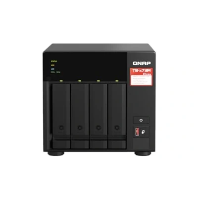 Afbeelding van QNAP TS 473A + QSW 1105 5T Bundle Pack NAS Tower Ethernet LAN Zwart V1500B