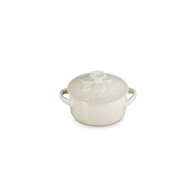 Afbeelding van Le Creuset Jardin Mini Braadpan in Aardewerk 10cm 0,25l Meringue