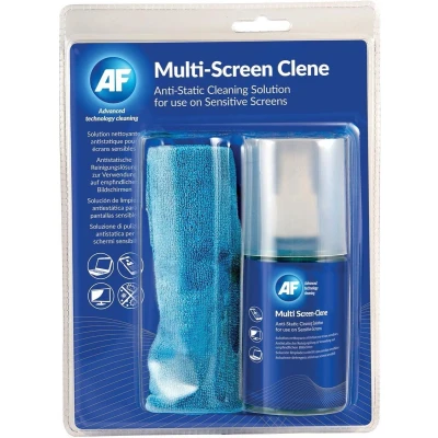 Afbeelding van AF microvezeldoek en schermreiniger, flacon van 200 ml