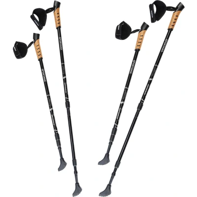 Afbeelding van Nordic Walking Stokken Telescopisch 2 Paar Grijs