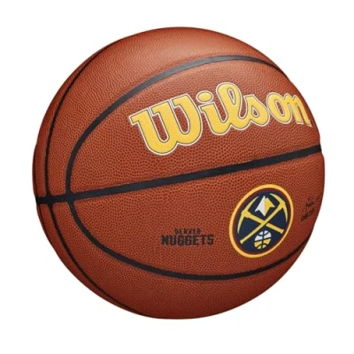 Afbeelding van Wilson NBA Team Tribute Denver Nuggets basketbal bruin