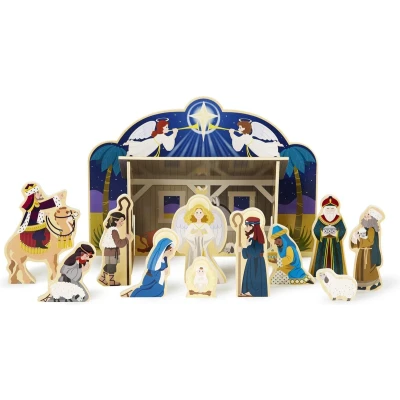 Afbeelding van Melissa &amp; Doug Houten Constructie Set 48 Delig
