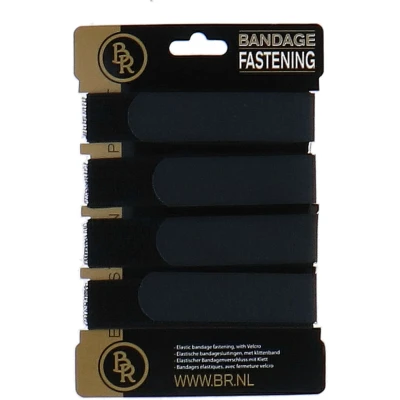 Afbeelding van BR Bandagesluitingen 4 Stuks Zwart