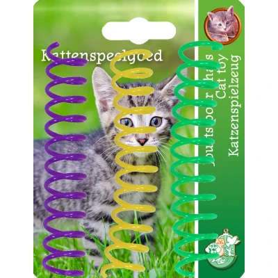 Afbeelding van Boon Kattenspeelgoed Springveer 3 stuks