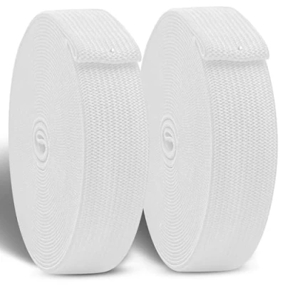 Afbeelding van CZ Store® Elastische stiksel ✮ Levenslange garantie✮ band voor kleding/broek/pruik Zwart elastiek Set van 2 (stijl 3)
