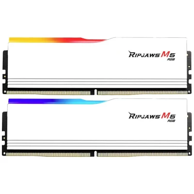 Afbeelding van G.Skill Ripjaws M5 RGB Werkgeheugenset voor PC Retail DDR5 32 GB 2 x 16 6400 MHz 288 pins DIMM CL36 F5 6400J3648F16GX2 RM5RW