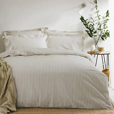 Afbeelding van The Linen Yard Hebden Beddengoedset voor tweepersoonsbed, naturel