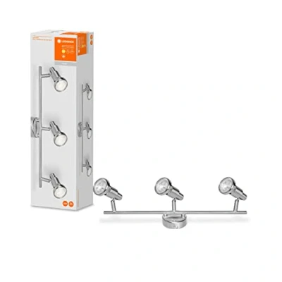 Afbeelding van LEDVANCE LED SPOT GU10 (EU) L 4058075540569 plafondspot 7.8 W Zilver