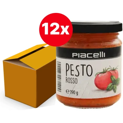 Afbeelding van Antipasti pesto met tomaten rosso 190g Doos 12 stuks