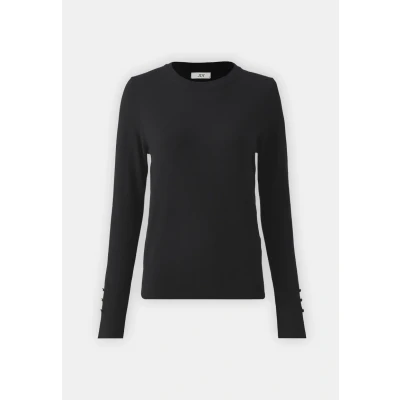 Afbeelding van JDY Jdymalou ON Button Trui, Dames, Maat: Medium, Black