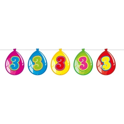 Image de Ligne drapeau Pendulum Balloon Forme 3 ans 10 mètres