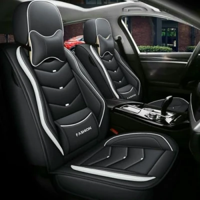 Afbeelding van CLLYCRSM Universele autostoelhoezen set voor Peugeot 207 208 306 307 407 508 605 607 2008 3008 4007 4008 5008, compatibel met de meeste auto&#039;s, airbag