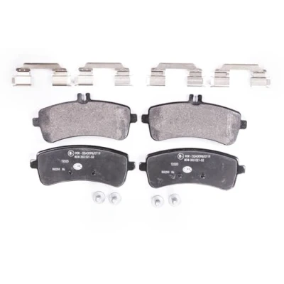 Afbeelding van HELLA 8DB 355 021 521 Remblokkenset Geschikt voor slijtage waarschuwingscontact Met remzadelschroef toebehoren MERCEDES BENZ: S Class Saloon