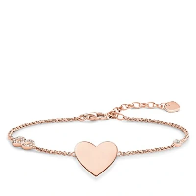 Afbeelding van Thomas Sabo Armband 925 sterling Zilver Zirconia 16 Roségoud 32000393