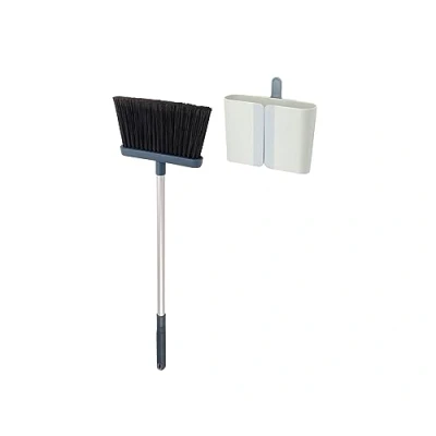 Afbeelding van Joseph CleanStore Veger en Blik Telescopisch met Muurbevestiging Kunststof Blauw