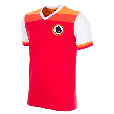 Afbeelding van COPA AS Roma 1978 79 Retro Voetbal Shirt XL Rood