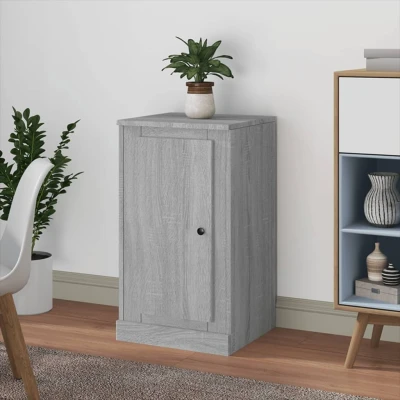 Afbeelding van Dressoir 37,5x35,5x67,5 cm bewerkt hout grijs sonoma eikenkleur