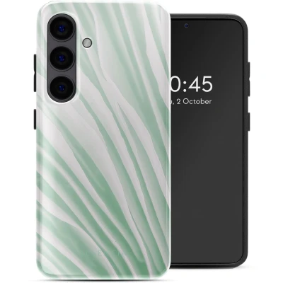 Afbeelding van Selencia Hoesje Geschikt voor Samsung Galaxy S24 Vivid Backcover Nature Grayed Jade