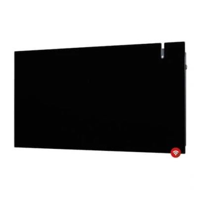 Afbeelding van DRL E Comfort Erea elektrische convector 1500W met zwart glas