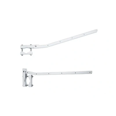 Image de Sauvic 89425 séchoir de balustrade adaptable et rabattable, gris