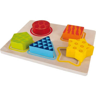 Afbeelding van Eichhorn Color Houten Vormenpuzzel