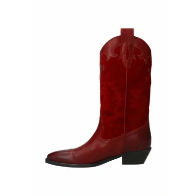 Afbeelding van sacha Cowboy/Bikerlaarzen, Dames, Maat: 37, Red Schoenen