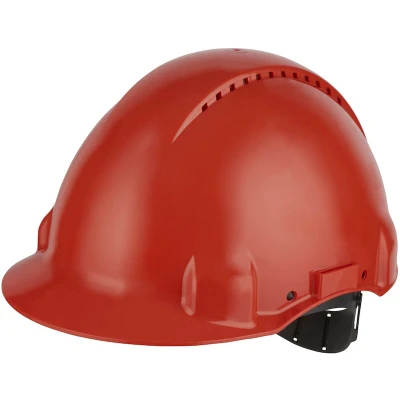 Afbeelding van 3M G3000CUV RD veiligheidshelm Uvicator met pinlock, ventilatie, kunststof zweetband, rood 7000039716
