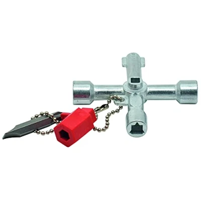 Afbeelding van Kayser 829760 schakelkast driesleutel, vierkante sleutel, MM 6 + 8 mm: 9 baardgrootte