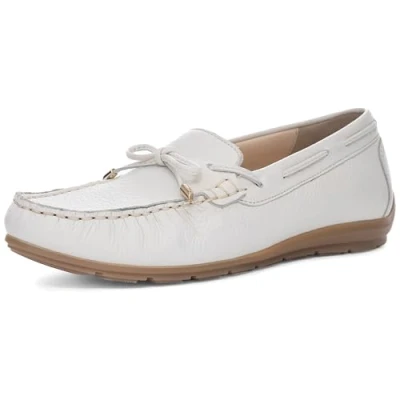 Afbeelding van Ara 1219212 Instappers Kleur: Wit/beige Maat: 37.5